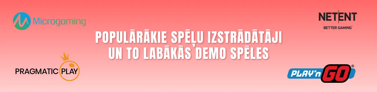 Populārākie spēļu izstrādātāji un to labākās demo spēles