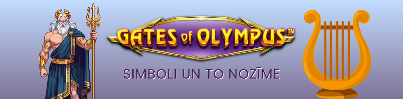 Gates of Olympus simboli un to nozīme
