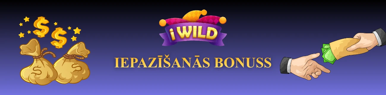 iwild jauno klientu bonuss